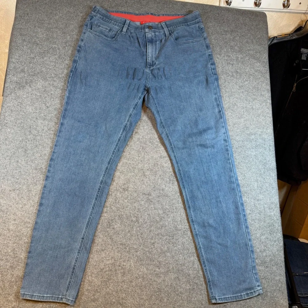 Redvanly Ranstead Jeans Large 32 Pull On Denim Stretch Performance Golf Mens